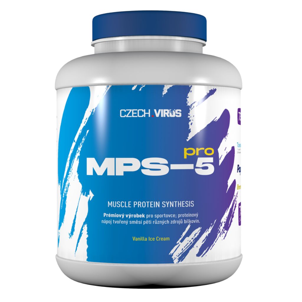 Czech Virus Protein MPS-5 PRO 2250 g Vanilková zmrzlina