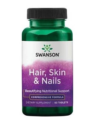 Swanson Hair, Skin & Nails (na vlasy, kůži, nehty) 60 tablet