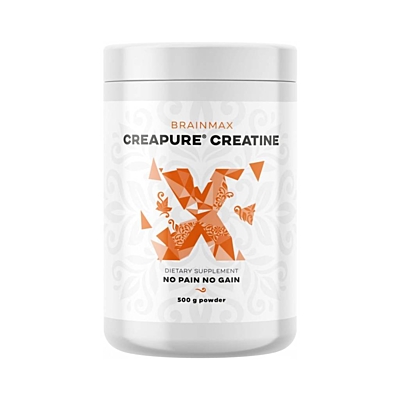BrainMax Creapure Creatine (Kreatin monohydrát), 500 g