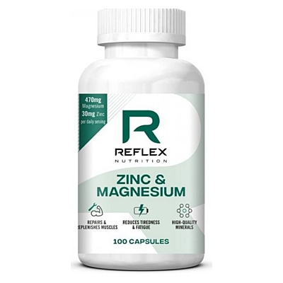 Reflex Nutrition Zinc & Magnesium (Zinek a Hořčík), 100 kapslí