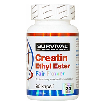Survival Creatine (Kreatin) Ethyl Ester Fair Power, 90 kapslí