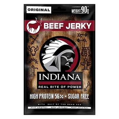 Indiana Jerky Hovězí sušené maso Original, 90 g