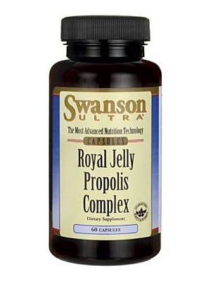 Swanson Royal Jelly Propolis Complex (Mateří kašička) 60 kapslí
