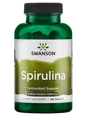 Swanson Spirulina 500 mg 180 tablet