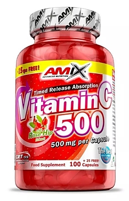 AMIX Vitamin C 500mg 125 kapslí