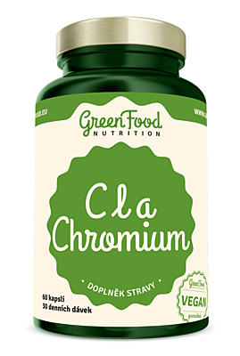 GreenFood Nutrition CLA+ Chrom Lalmin 60 kapslí