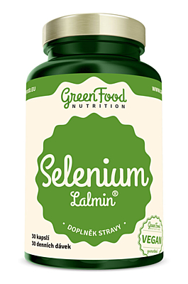 GreenFood Nutrition Selen Lalmin 30 kapslí