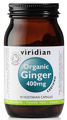 Viridian Ginger 400mg Organic 90 kapslí