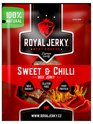 Royal Jerky Hovězí sušené maso Sweet & Chilli 40 g
