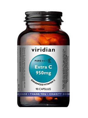 Viridian Vitamín C 950mg 90 kapslí